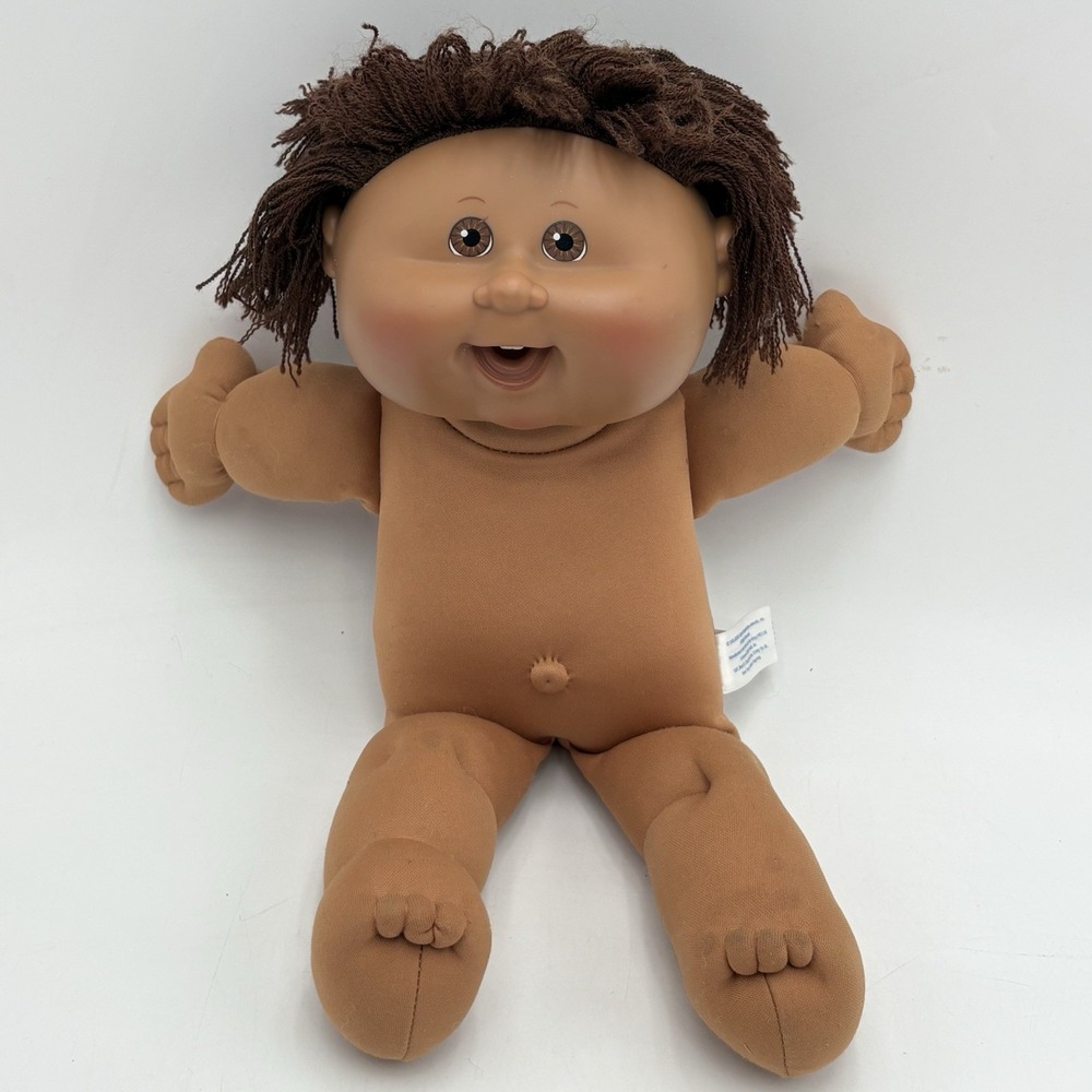 Cabbage Patch Kids‎ 2004 Play Along African American Brown Yarn Hair 16"
